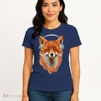 Smiling Musical Fox Women's T-Shirt thumb 4