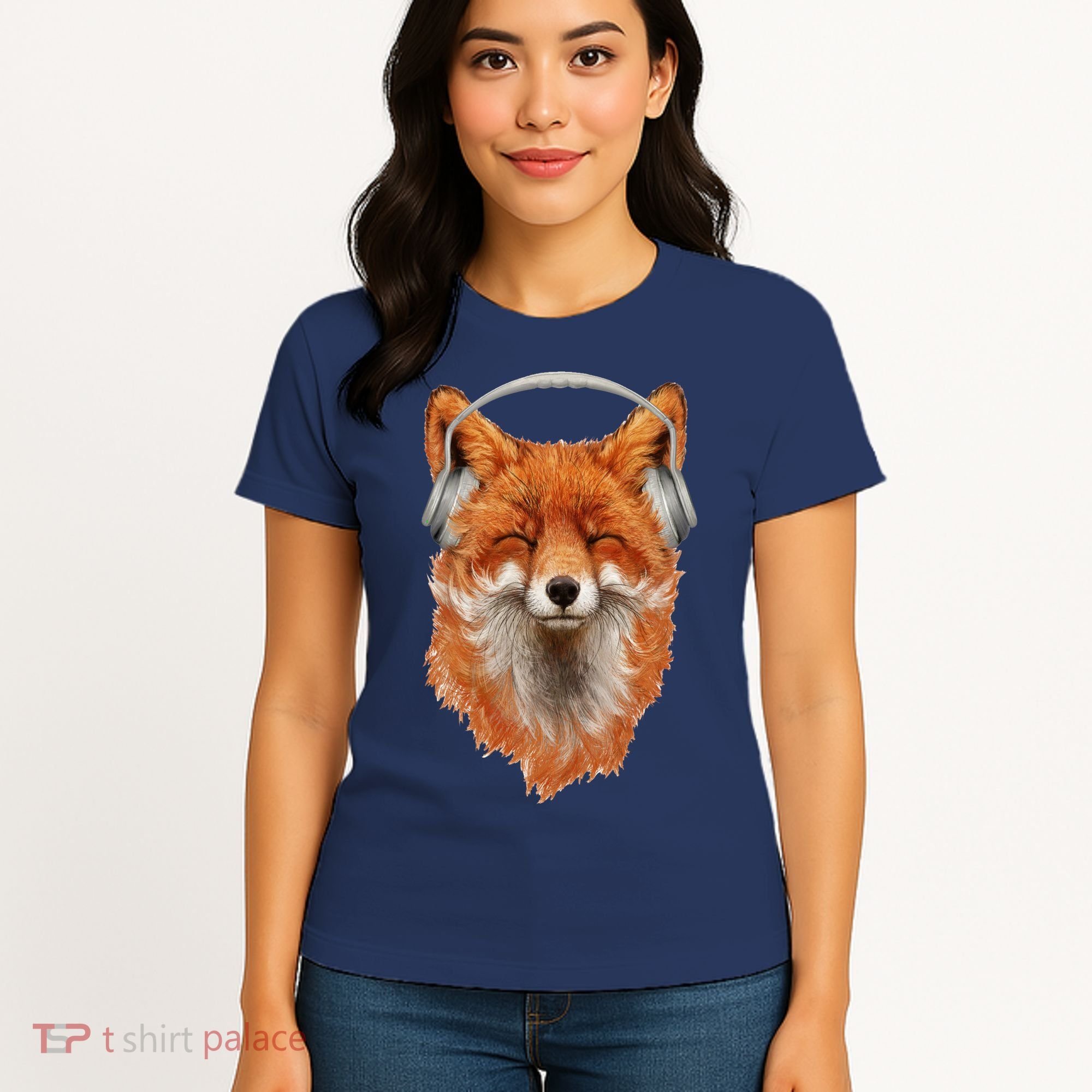 Smiling Musical Fox Women's T-Shirt