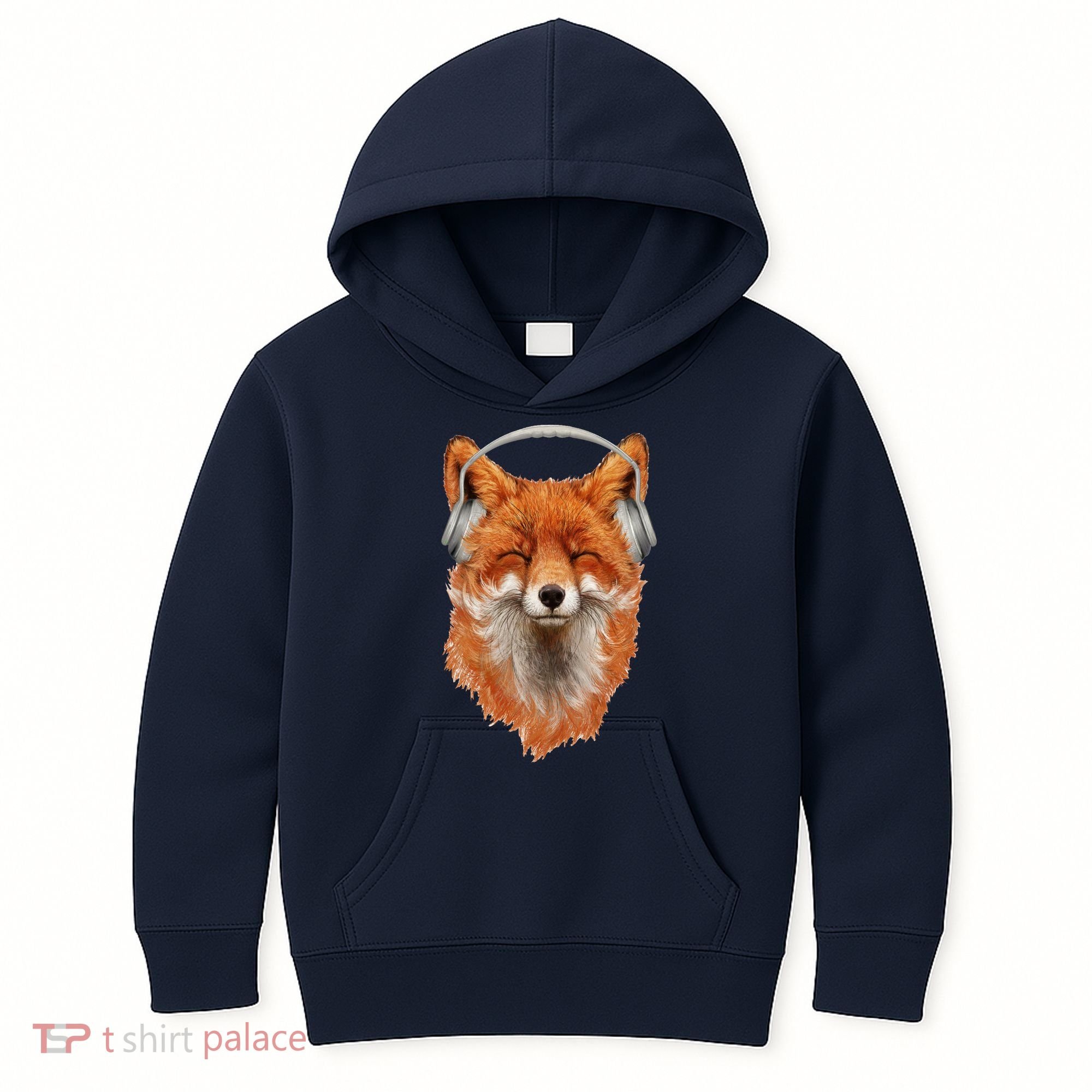 Smiling Musical Fox Kids Hoodie