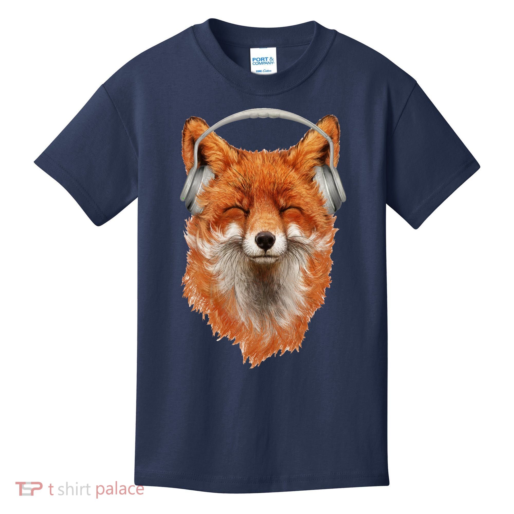 Smiling Musical Fox Kids T-Shirt