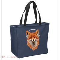 Smiling Musical Fox Tote Bag thumb 2
