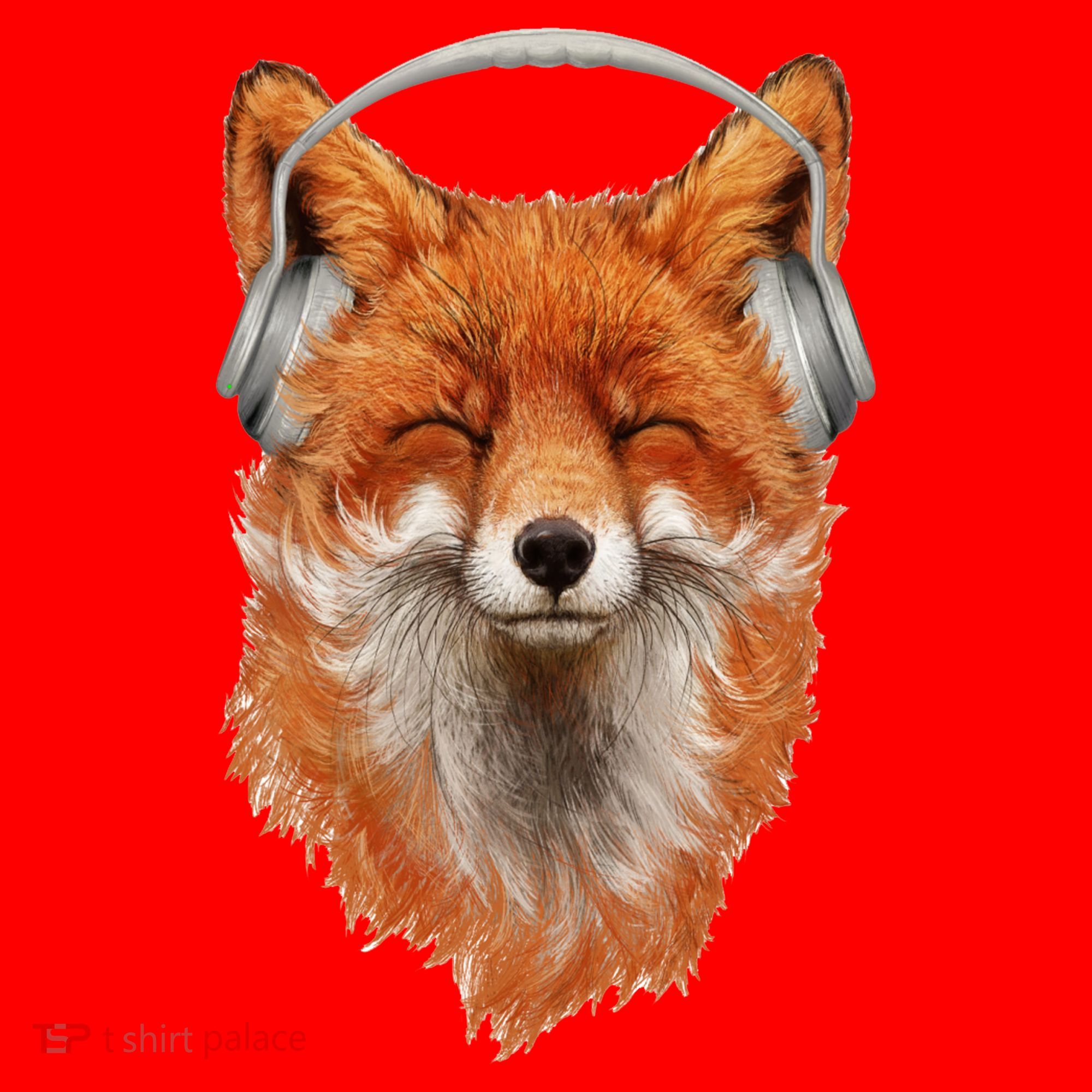 Smiling Musical Fox Santa Hat