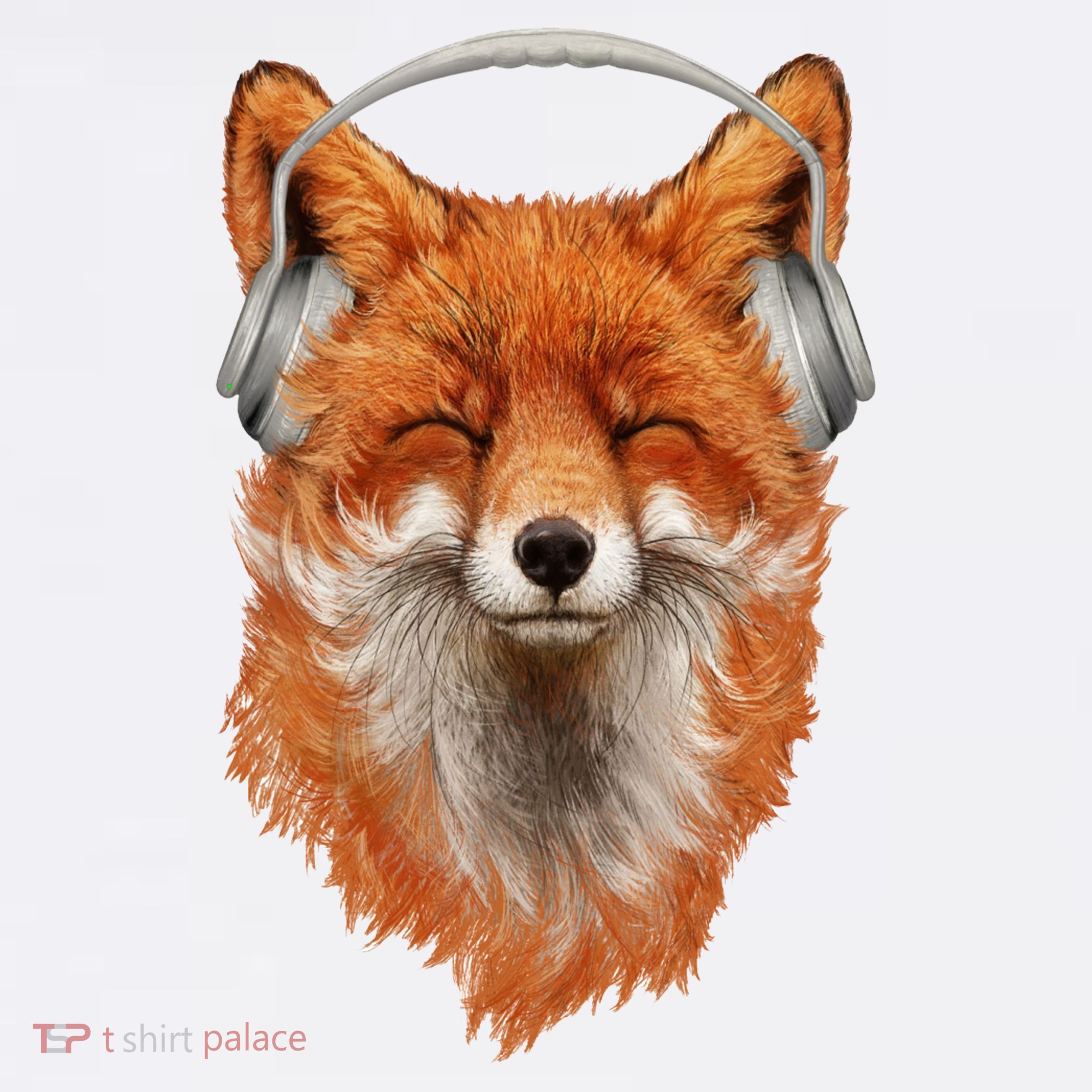 Smiling Musical Fox Garment-Dyed Sweatshirt