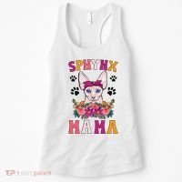 Sphynx Mama Flowers Sphynx Owner Sphynx Cat Mom Sphynx Girl Women's Tank Top thumb 0