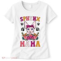 Sphynx Mama Flowers Sphynx Owner Sphynx Cat Mom Sphynx Girl Women's T-Shirt thumb 0
