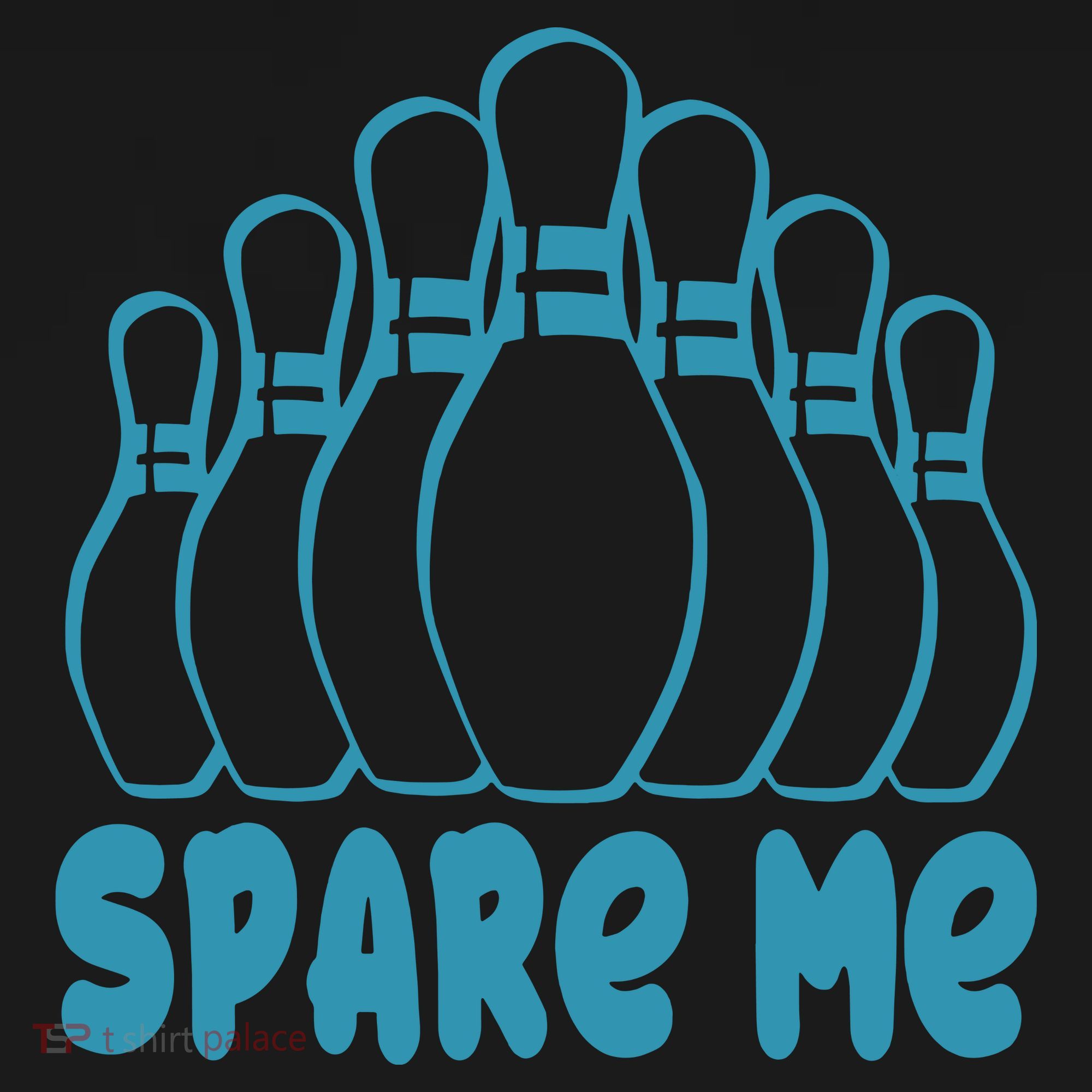 Spare Me Funny Bowling Gift With Bowling Pins Ornament