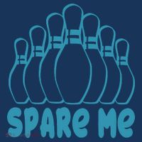 Spare Me Funny Bowling Gift With Bowling Pins Hoodie thumb 7