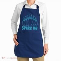 Spare Me Funny Bowling Gift With Bowling Pins Apron thumb 2