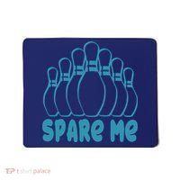 Spare Me Funny Bowling Gift With Bowling Pins Mousepad thumb 0
