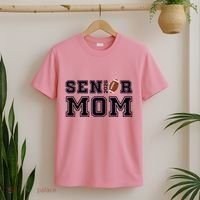 Senior Mom Football Class Of 2026 Proud Parent T-Shirt thumb 2