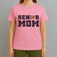 Senior Mom Football Class Of 2026 Proud Parent T-Shirt thumb 4