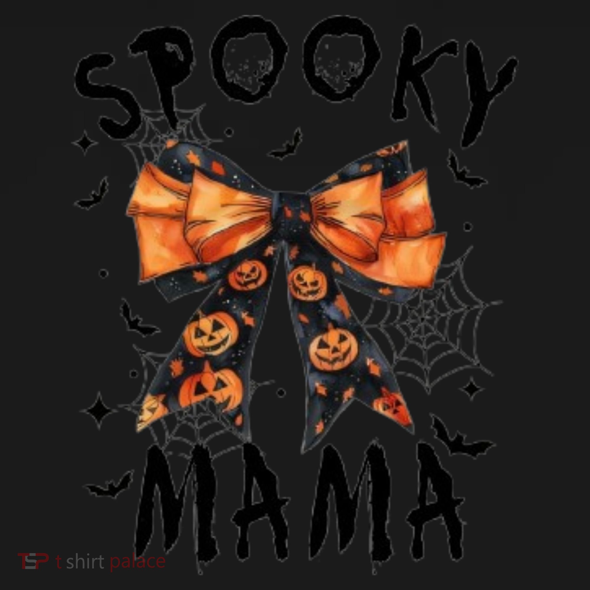 Spooky Mama Funny Pumpkin Halloween Season Matching Family Coaster