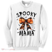 Spooky Mama Funny Pumpkin Halloween Season Matching Family Sweatshirt thumb 0