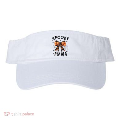 Spooky Mama Funny Pumpkin Halloween Season Matching Family Visor