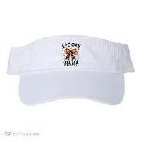 Spooky Mama Funny Pumpkin Halloween Season Matching Family Visor thumb 0