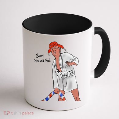 Sorry Merica's Full Funny Anti Trump Christmas Xmas Gift Coffee Mug back