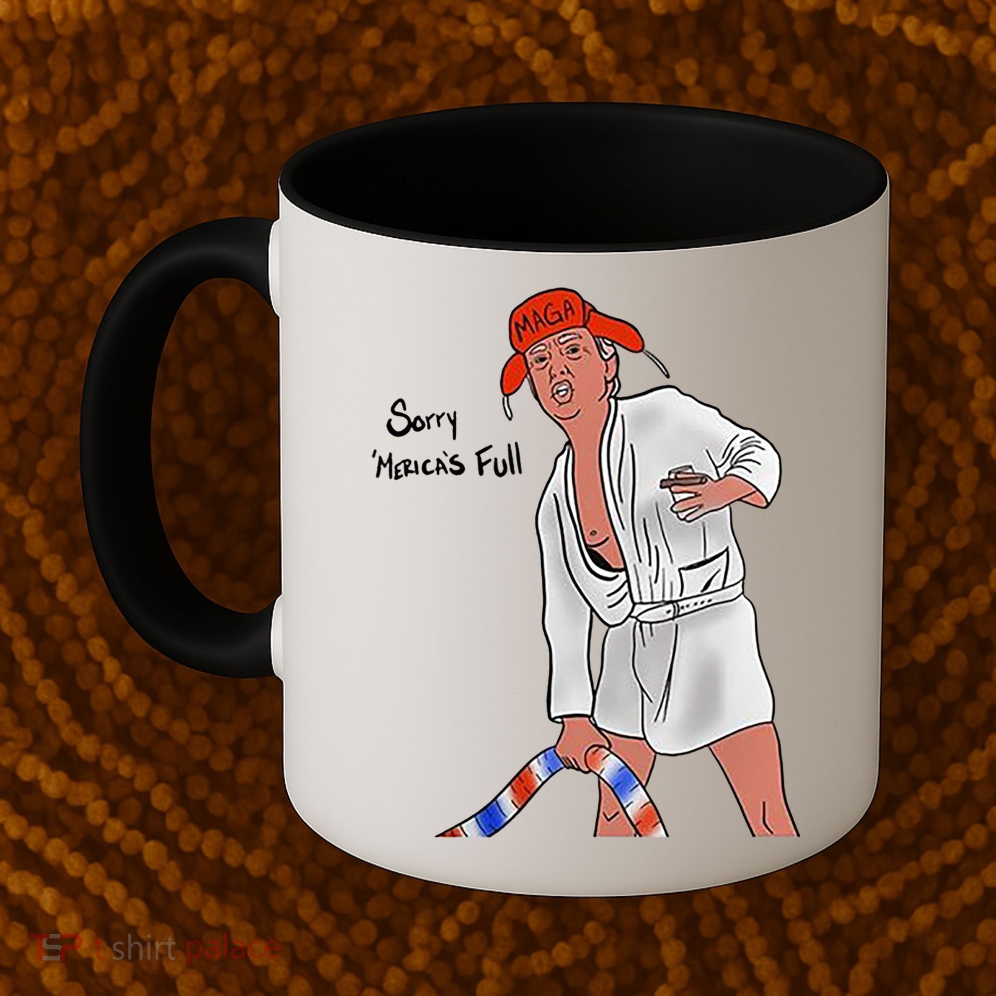 Sorry Merica's Full Funny Anti Trump Christmas Xmas Gift Coffee Mug