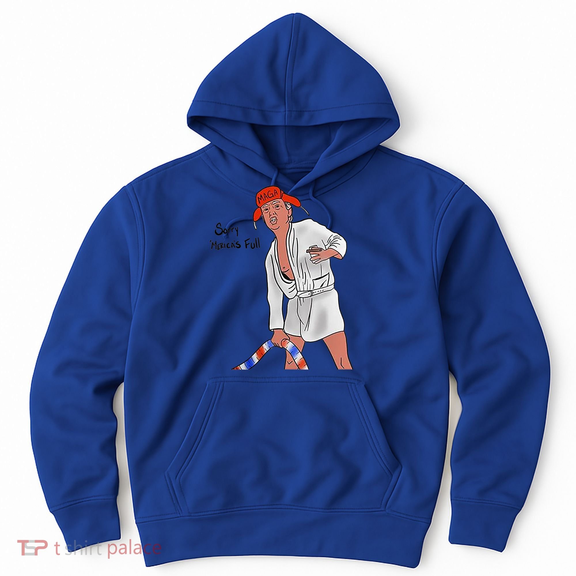 Sorry Merica's Full Funny Anti Trump Christmas Xmas Gift Hoodie