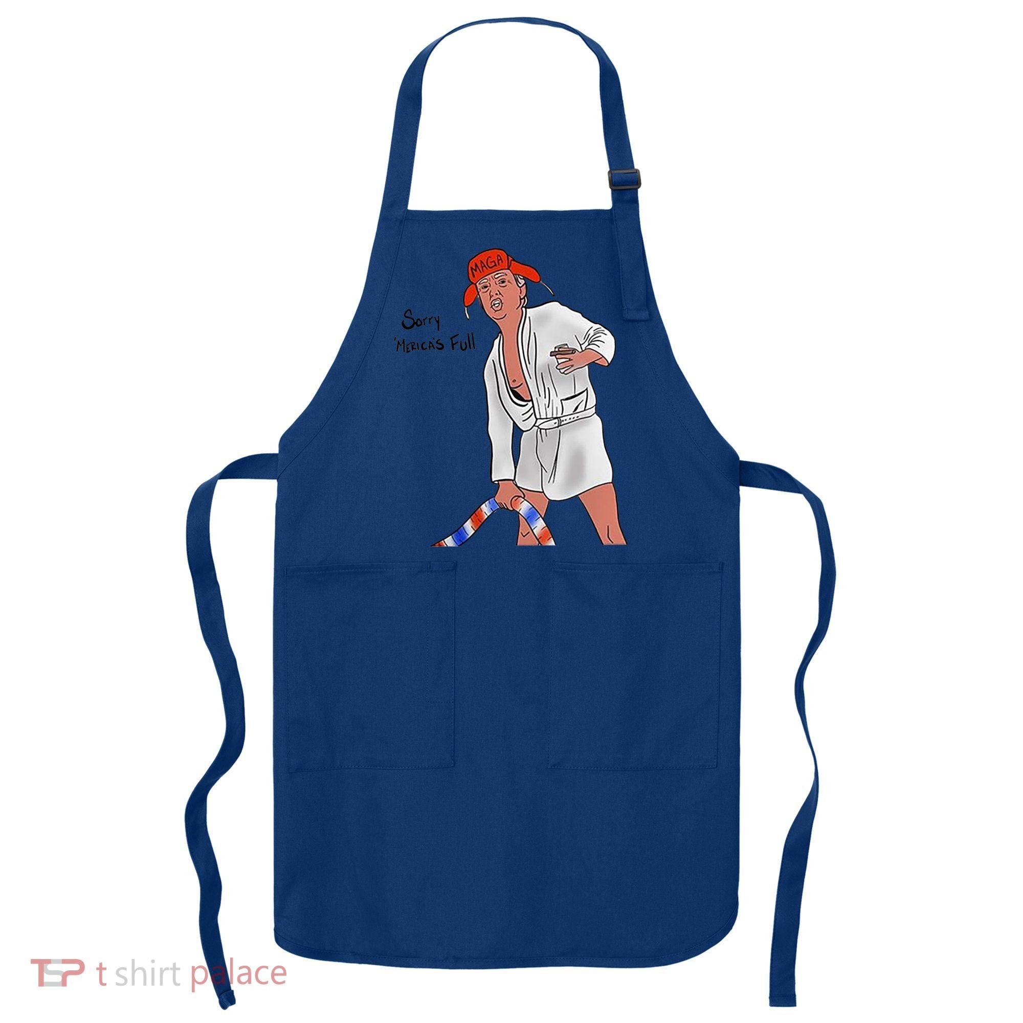 Sorry Merica's Full Funny Anti Trump Christmas Xmas Gift Apron