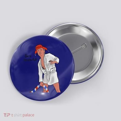 Sorry Merica's Full Funny Anti Trump Christmas Xmas Gift Button