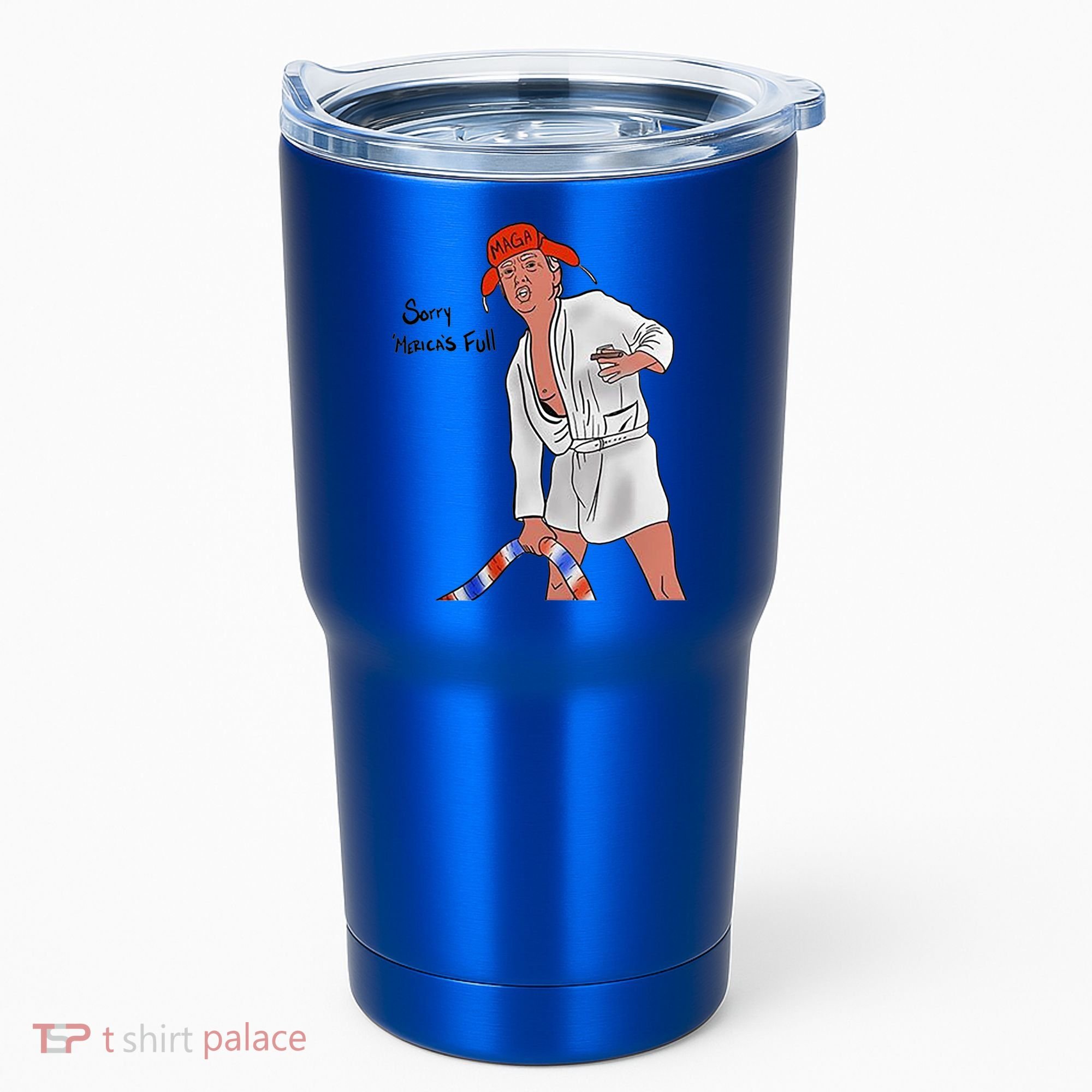 Sorry Merica's Full Funny Anti Trump Christmas Xmas Gift Tumbler