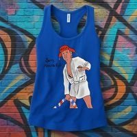 Sorry Merica's Full Funny Anti Trump Christmas Xmas Gift Women's Tank Top thumb 3