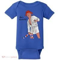 Sorry Merica's Full Funny Anti Trump Christmas Xmas Gift Baby Bodysuit thumb 0
