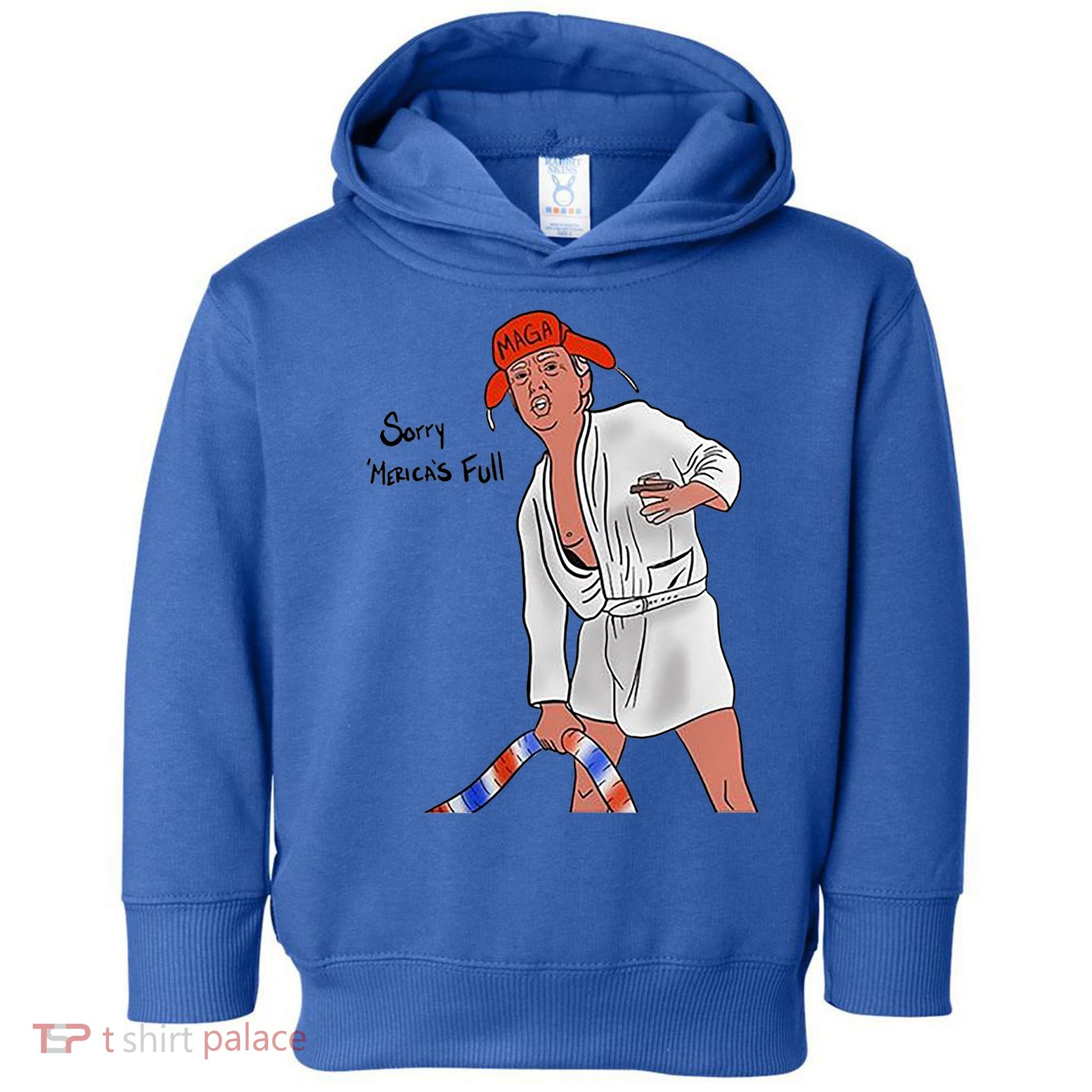 Sorry Merica's Full Funny Anti Trump Christmas Xmas Gift Toddler Hoodie
