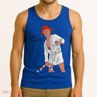 Sorry Merica's Full Funny Anti Trump Christmas Xmas Gift Tank Top thumb 3