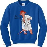 Sorry Merica's Full Funny Anti Trump Christmas Xmas Gift Kids Sweatshirt thumb 0