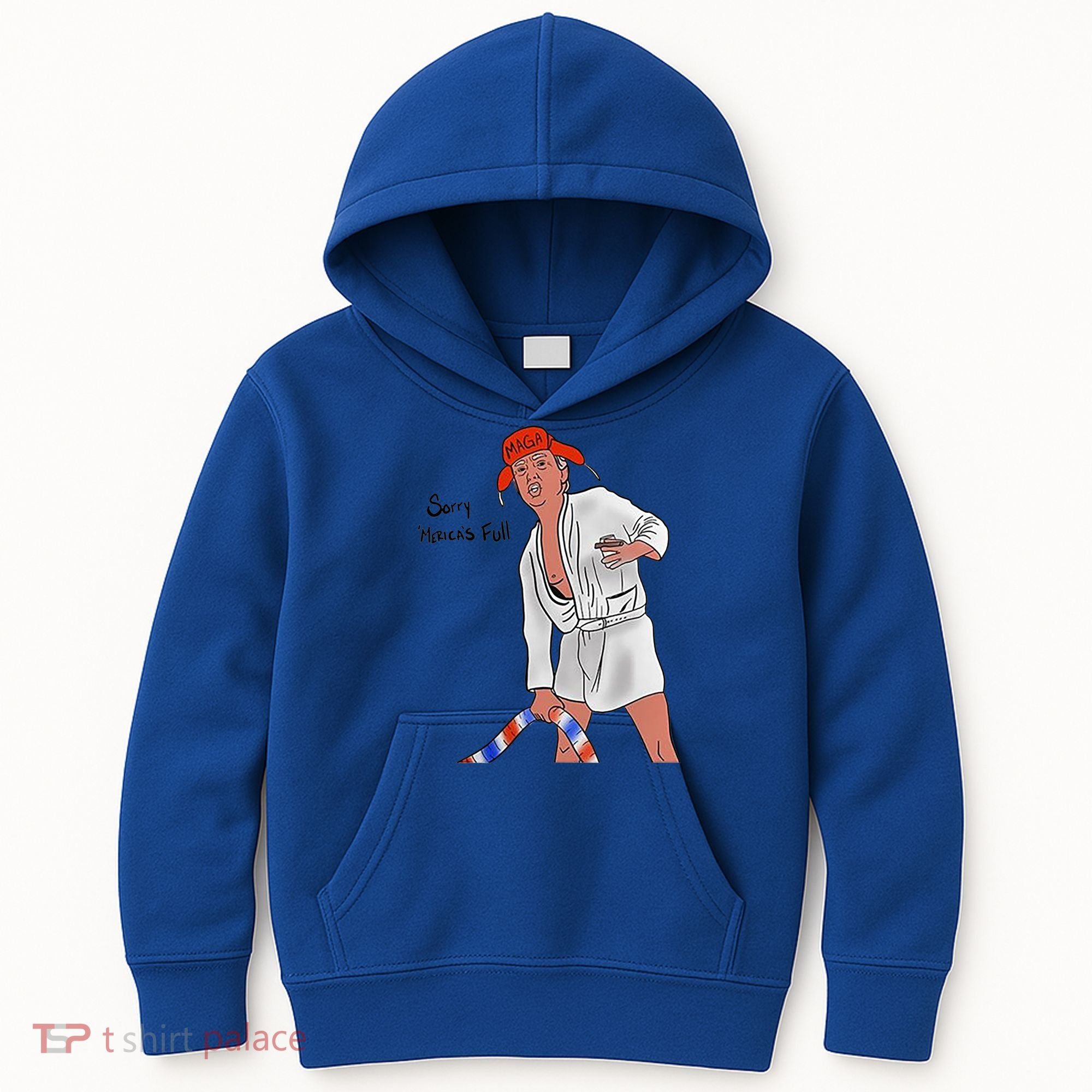 Sorry Merica's Full Funny Anti Trump Christmas Xmas Gift Kids Hoodie