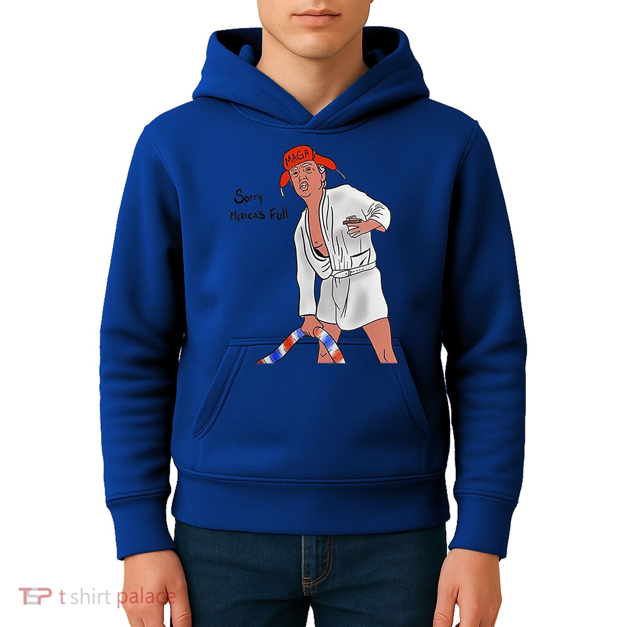 Sorry Merica's Full Funny Anti Trump Christmas Xmas Gift Kids Hoodie
