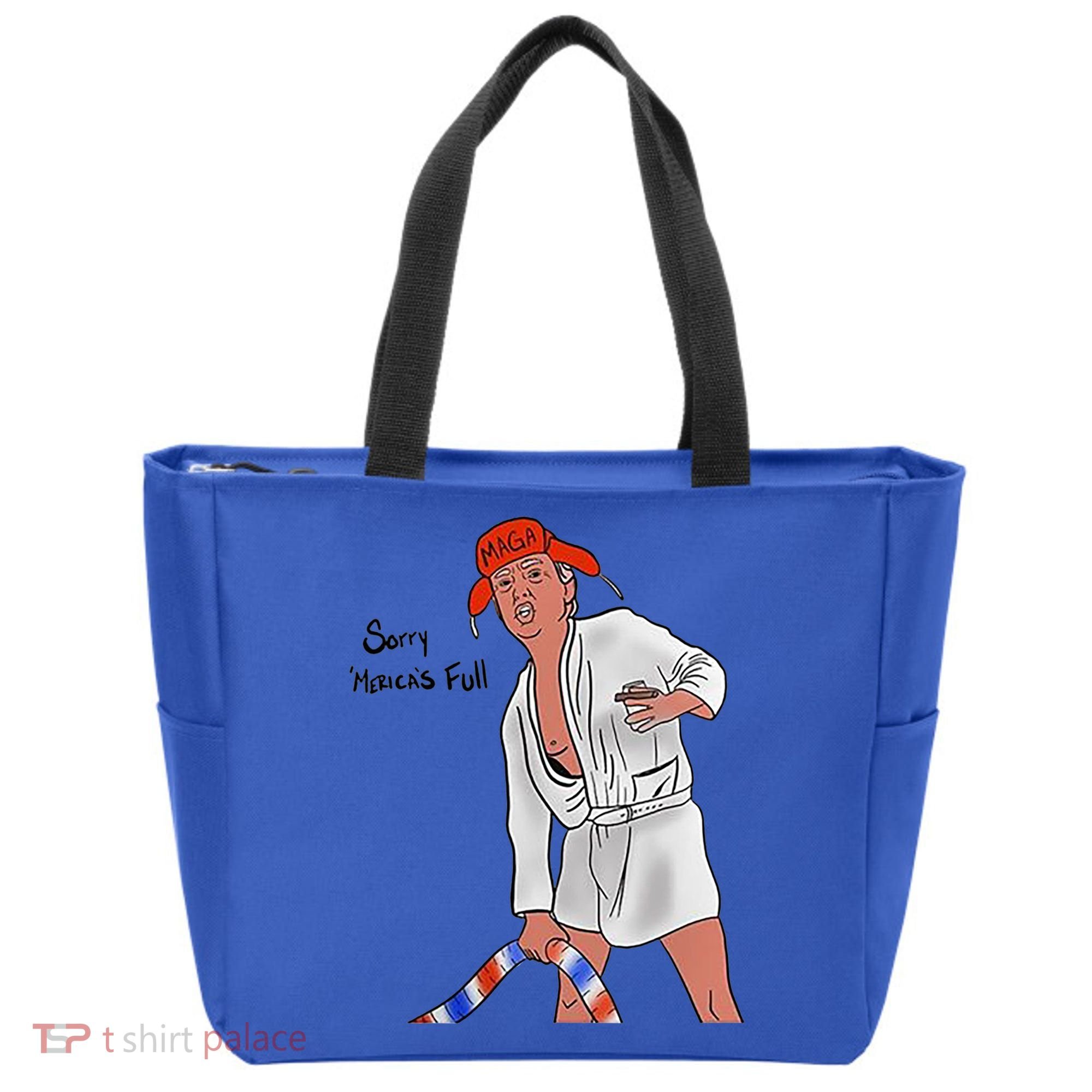 Sorry Merica's Full Funny Anti Trump Christmas Xmas Gift Tote Bag
