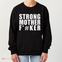 Strong Motherfucker Funny Gym Powerlifting Women's Sweatshirt thumb 0