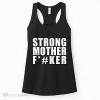 Strong Motherfucker Funny Gym Powerlifting Women's Tank Top thumb 0