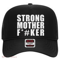 Strong Motherfucker Funny Gym Powerlifting Hat thumb 0