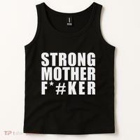 Strong Motherfucker Funny Gym Powerlifting Tank Top thumb 2