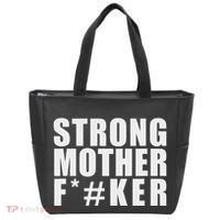 Strong Motherfucker Funny Gym Powerlifting Tote Bag thumb 0