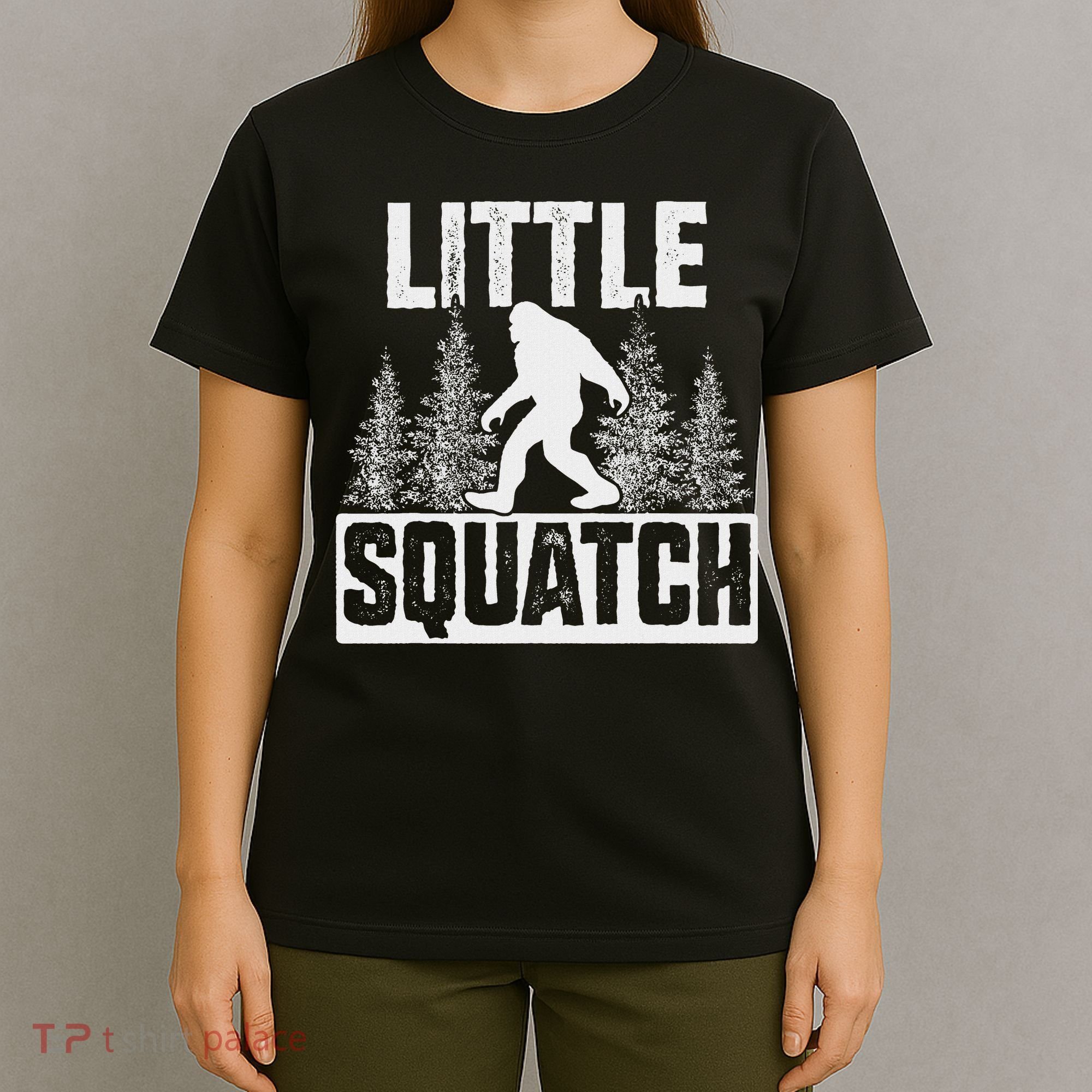 Squatchy Matching Family Bigfoot Little Squatch T-Shirt