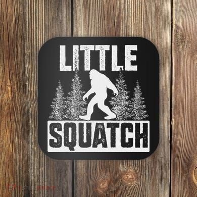 Squatchy Matching Family Bigfoot Little Squatch Coaster