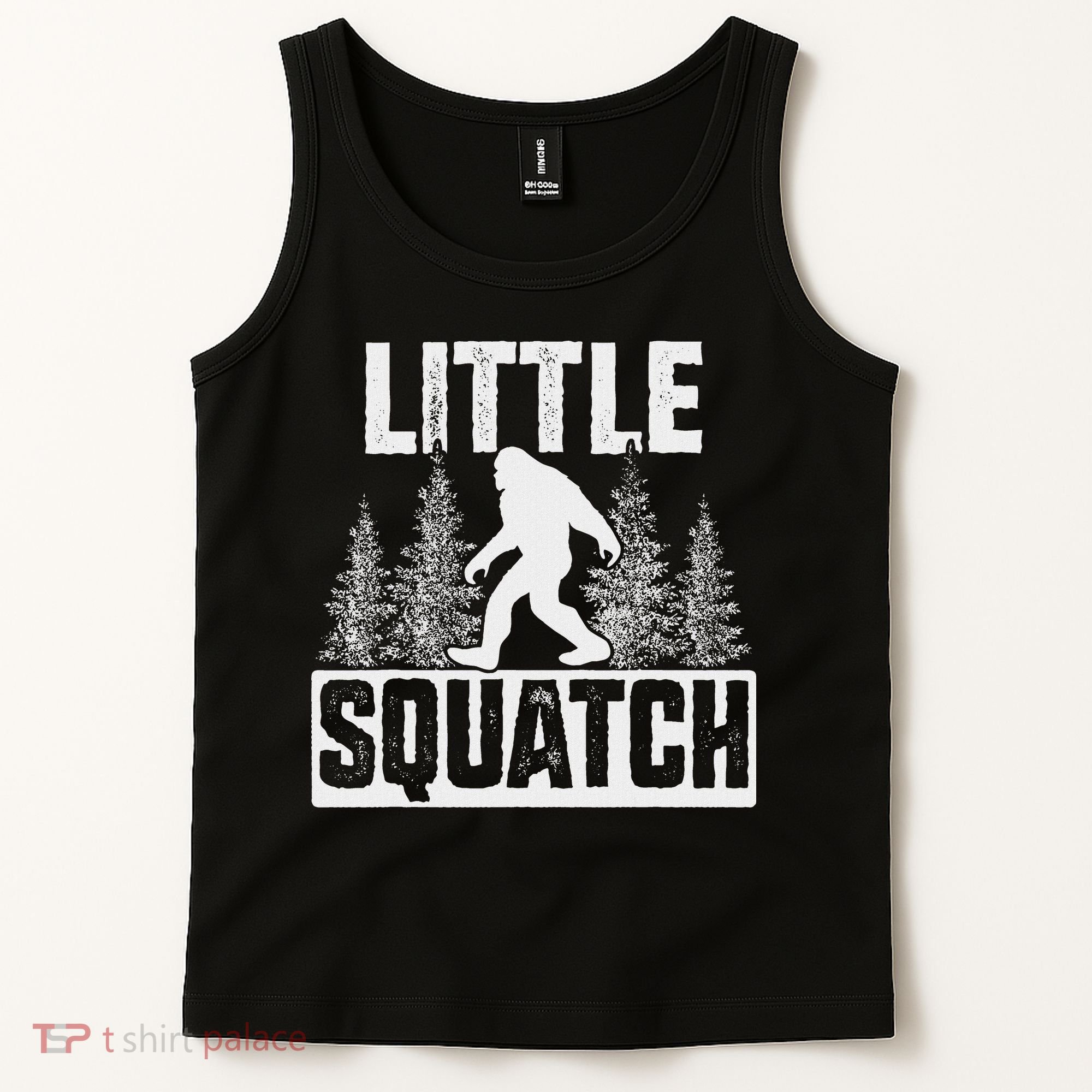 Squatchy Matching Family Bigfoot Little Squatch Tank Top