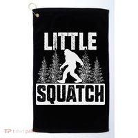 Squatchy Matching Family Bigfoot Little Squatch Golf Towel thumb 0