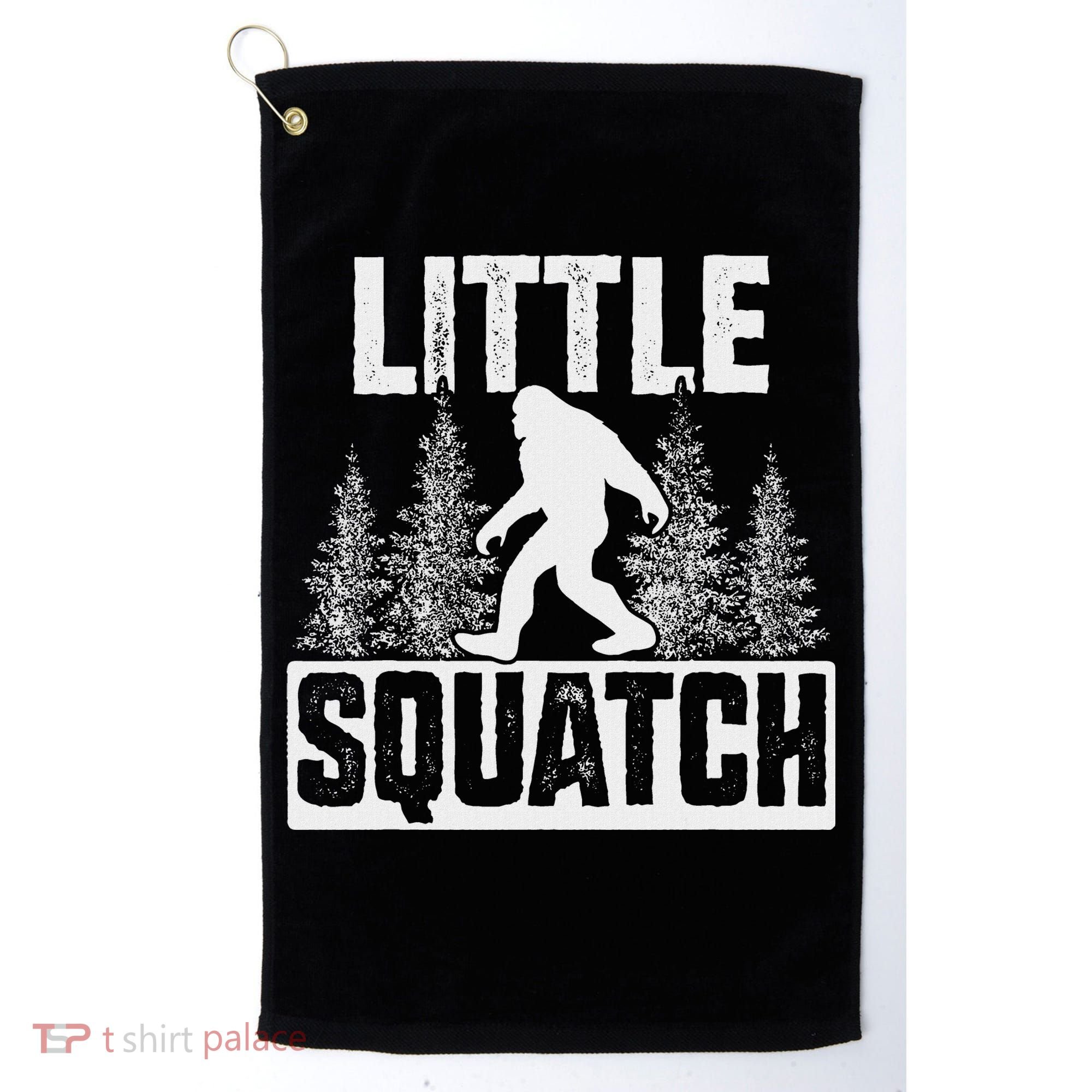 Squatchy Matching Family Bigfoot Little Squatch Golf Towel