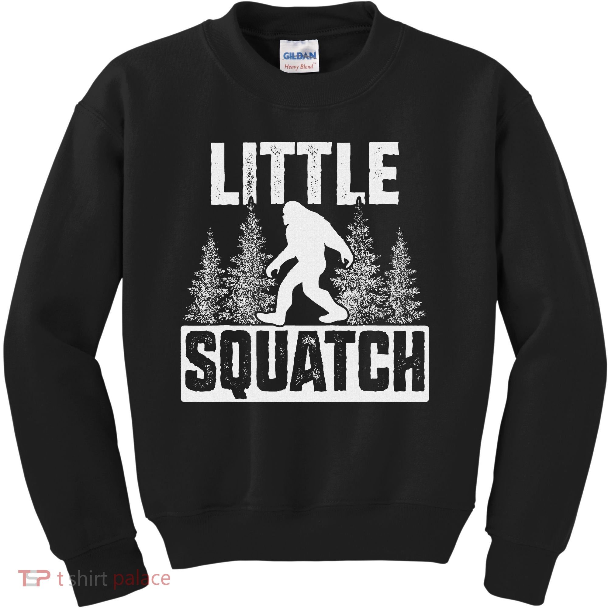 Squatchy Matching Family Bigfoot Little Squatch Kids Sweatshirt