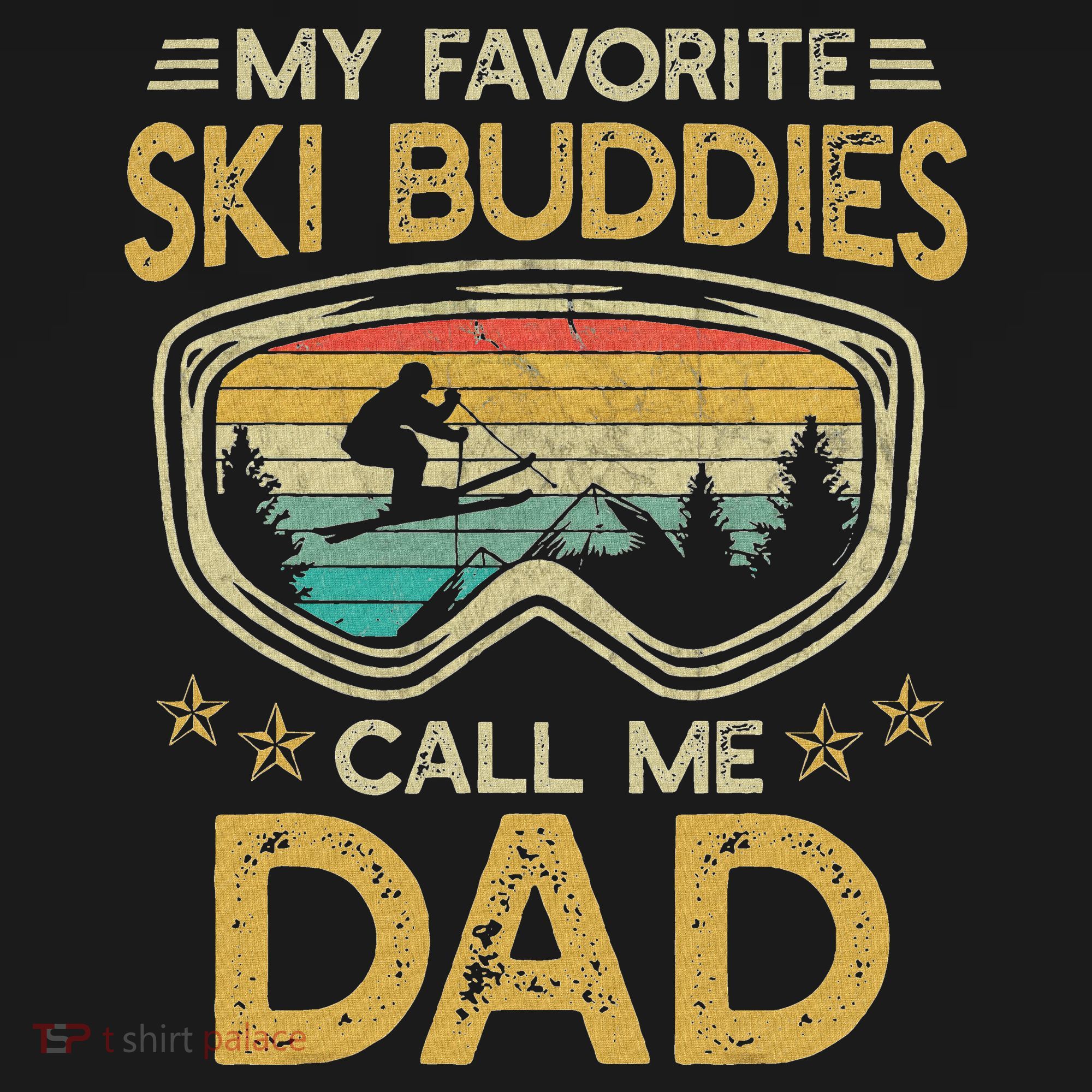 Skiing My Favorite Ski Buddies Call Me Dad Hoodie