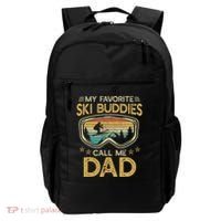 Skiing My Favorite Ski Buddies Call Me Dad Backpack thumb 0
