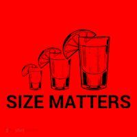 Size Matters Funny Salt Lime Tacos Tequila Santa Hat thumb 1