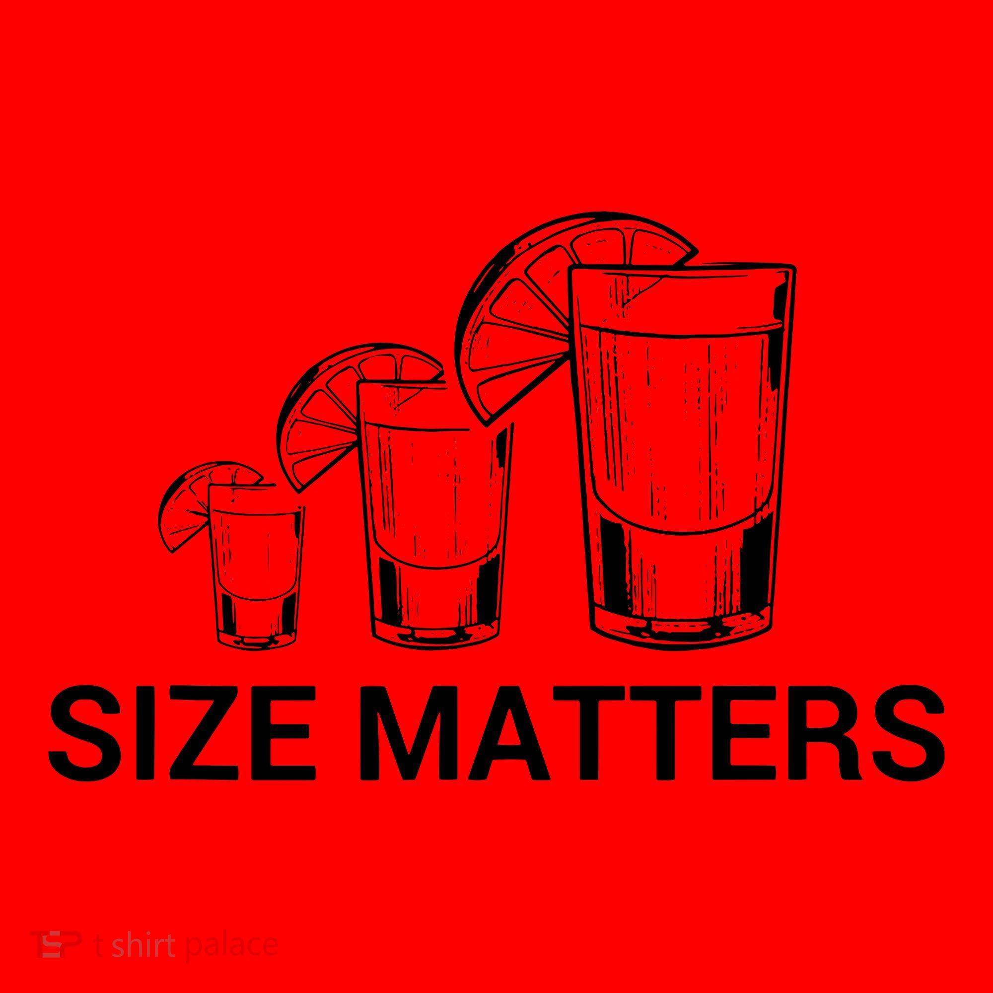 Size Matters Funny Salt Lime Tacos Tequila Santa Hat