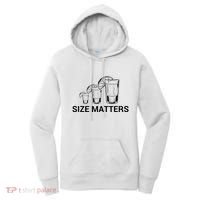 Size Matters Funny Salt Lime Tacos Tequila Women's Hoodie thumb 0