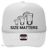 Size Matters Funny Salt Lime Tacos Tequila Hat thumb 0